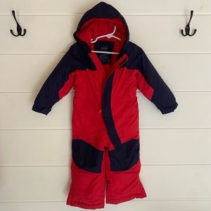 LL Bean toddler cold buster snowsuit